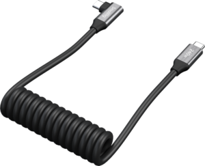 SMALLRIG 5730 USB-C Data Cable Coiled (Straight to Angled)