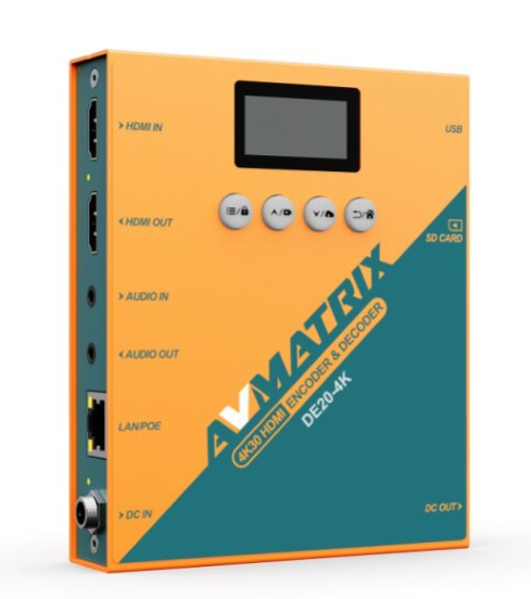 AVMATRIX 4K HDMI Encoder & Decoder with Optional NDI|HX