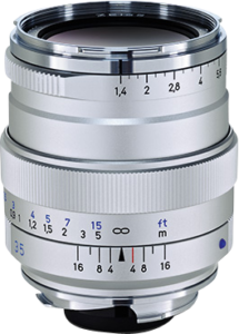 ZEISS Distagon T* 35mm f/1.4 ZM Silver