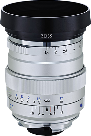 ZEISS Distagon T* 35mm f/1.4 ZM Silver