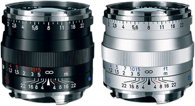 ZEISS Planar T* 50mm f/2.0 ZM Silver