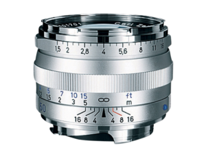 ZEISS C Sonnar T* 50mm f/1.5 ZM Silver