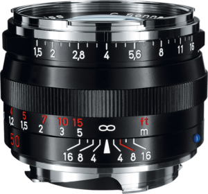 ZEISS C Sonnar T* 50mm f/1.5 ZM Black