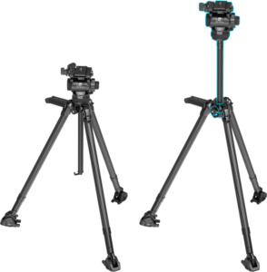 SMALLRIG 4259 x Potato Jet TRIBEX Hydraulic Carbon Fiber Tripod Kit