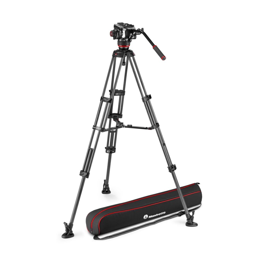 MANFROTTO 504X & CF Twin MS Tripod