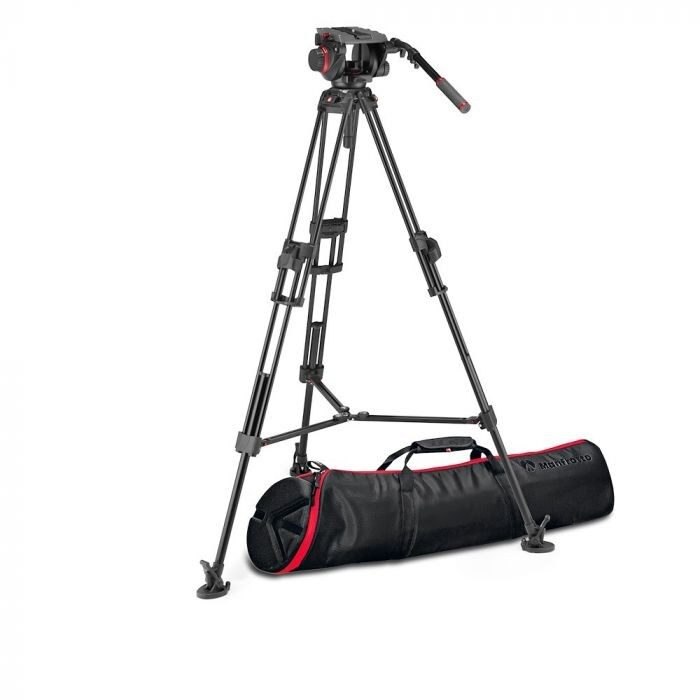 MANFROTTO 509 & Alu Twin Fast 2n1 tripod