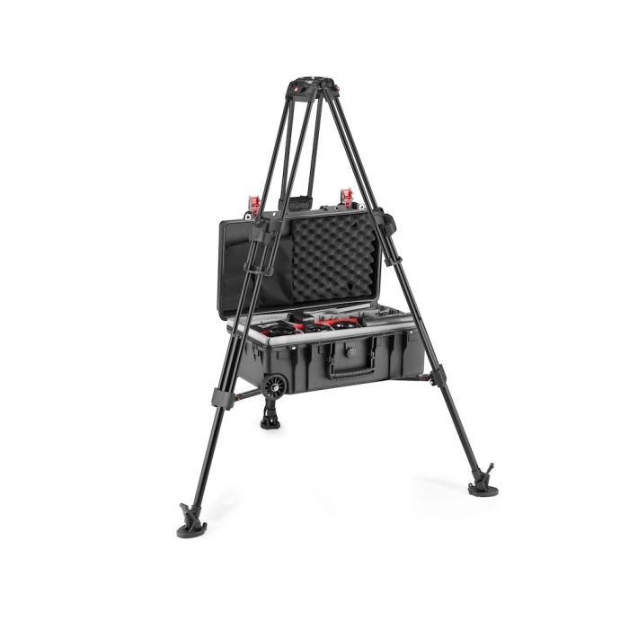 MANFROTTO 509 & Alu Twin Fast 2n1 tripod
