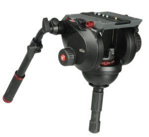 MANFROTTO 509 fluid video head & 536 CF single leg