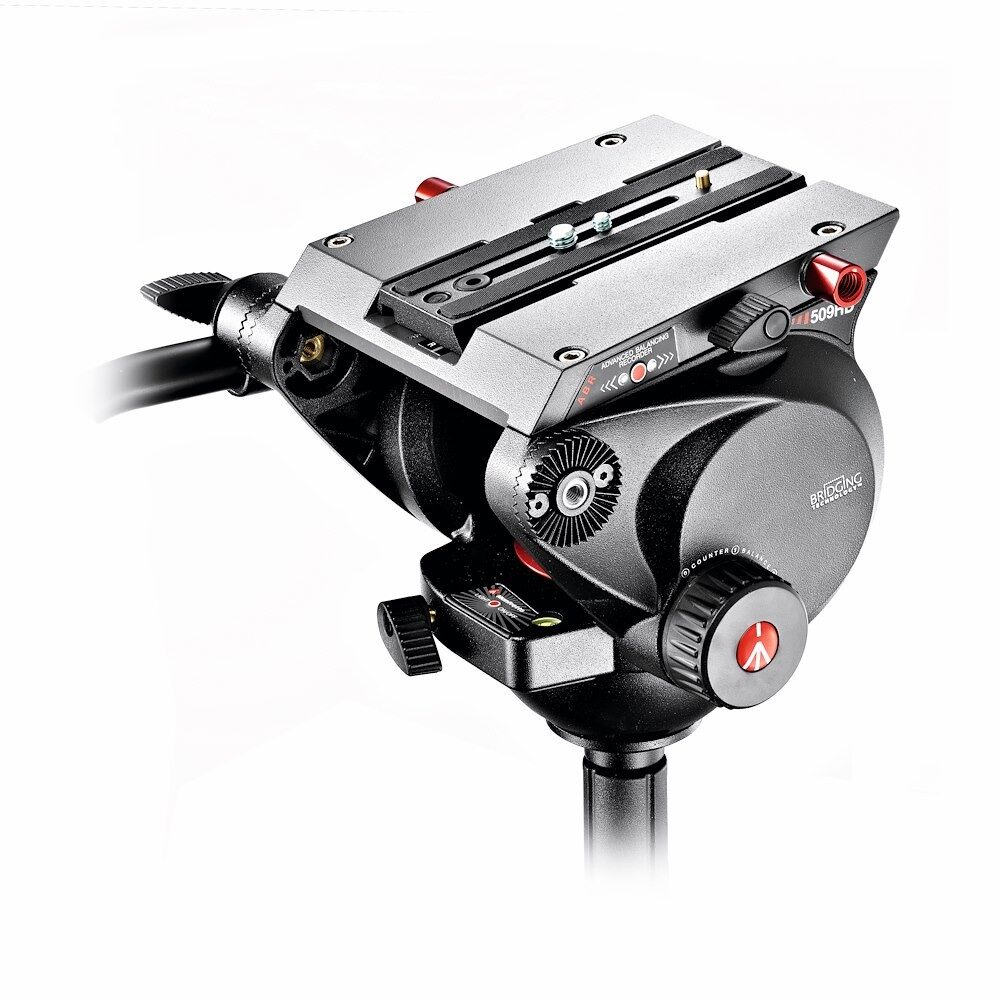MANFROTTO 509 Fluid Video Head with 100mm half bal