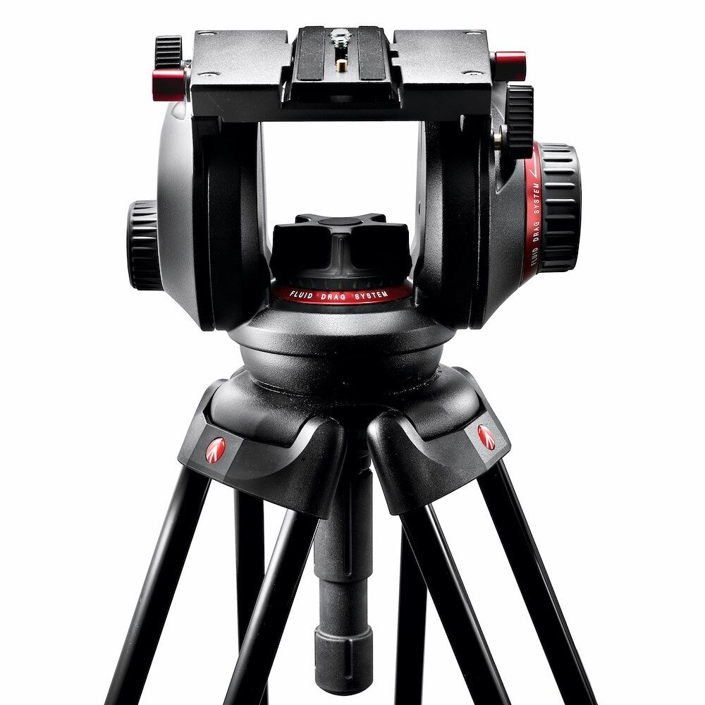MANFROTTO 509 Fluid Video Head with 100mm half bal