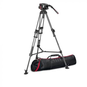 MANFROTTO 509 Video Head with 645 Fast Twin Carbon Tripod