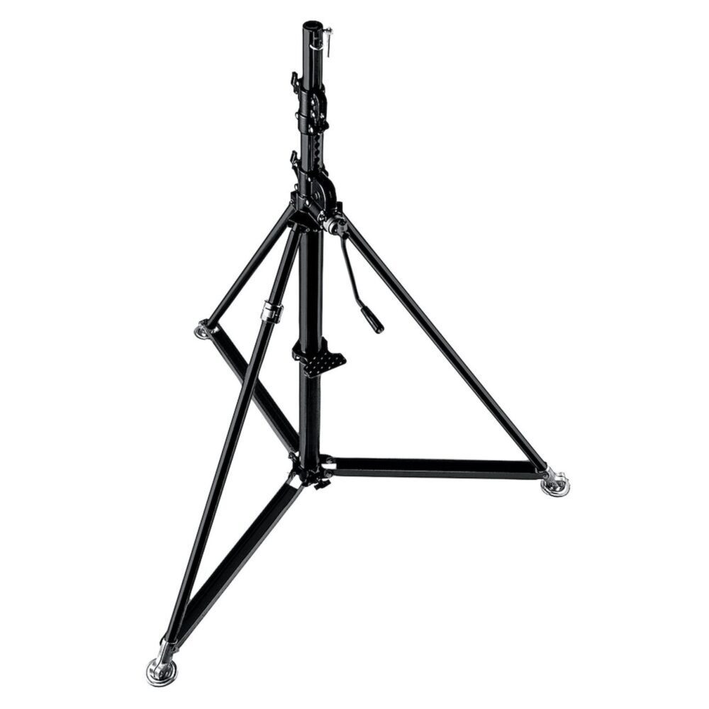 MANFROTTO Black Stainless Steel Super Wind Up Stand