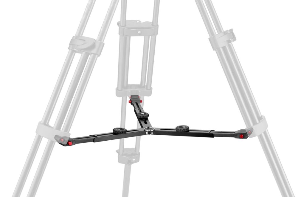 MANFROTTO CF Twin Leg with Middle Spreader Video Tripod 100/75mm Bowl
