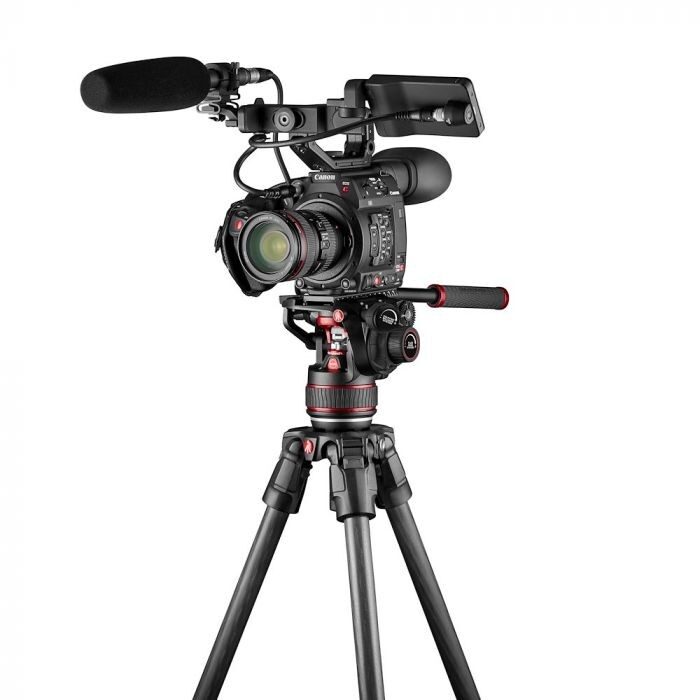 MANFROTTO Nitrotech 608 + 635 Fast Single Leg Carbon