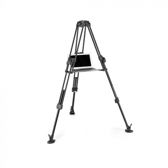 MANFROTTO Nitrotech 608 + 645 Fast Twin Alu Tripod