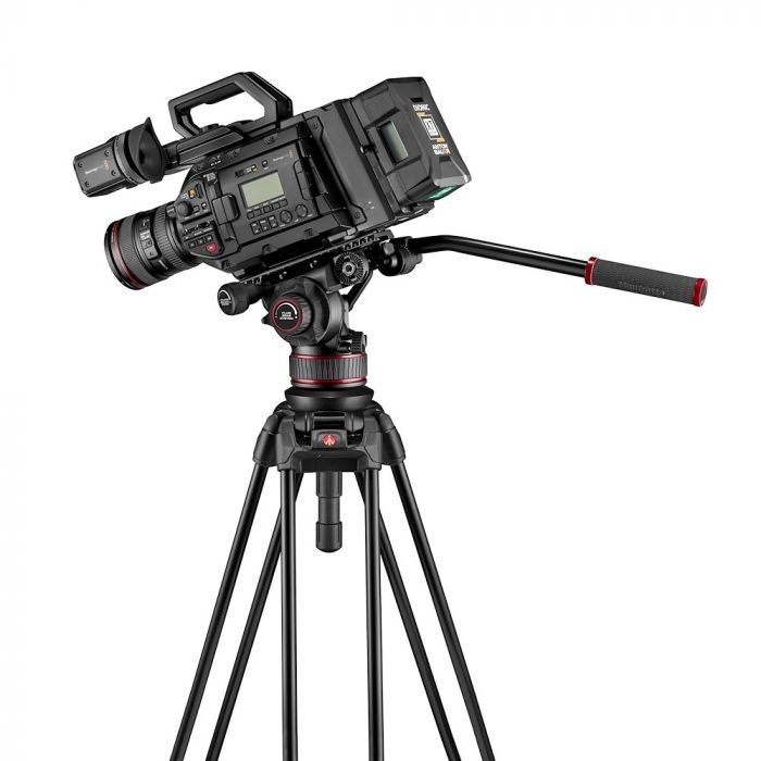 MANFROTTO Nitrotech 608 + 645 Fast Twin Alu Tripod