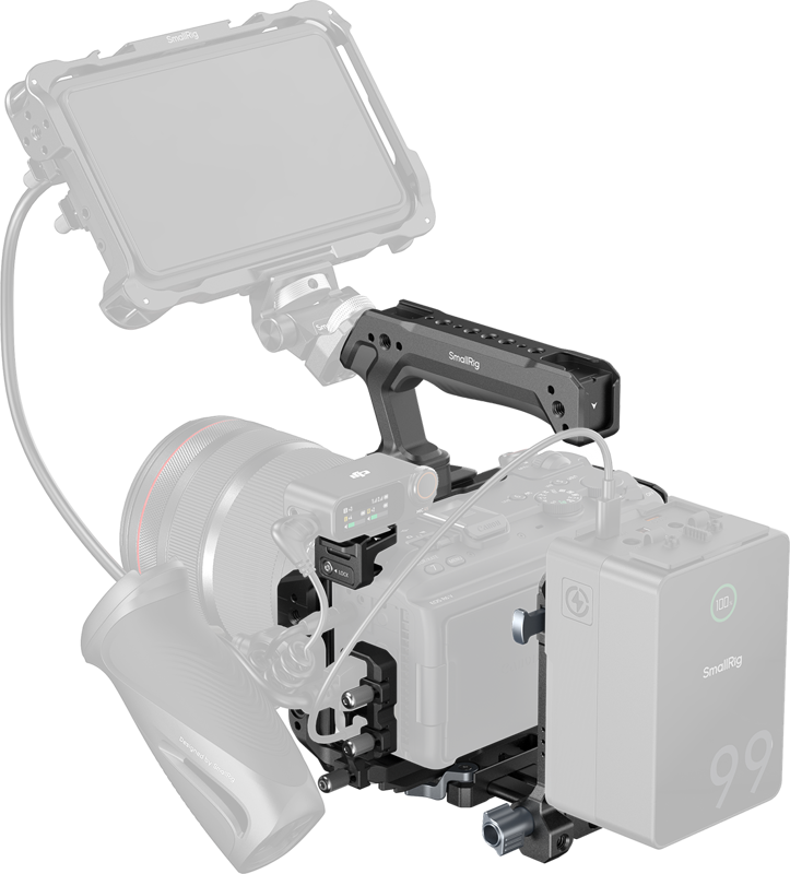 SMALLRIG 6381 HawkLock Quick Release Cage Kit with V-Mount Battery Plate for Canon EOS R6 V