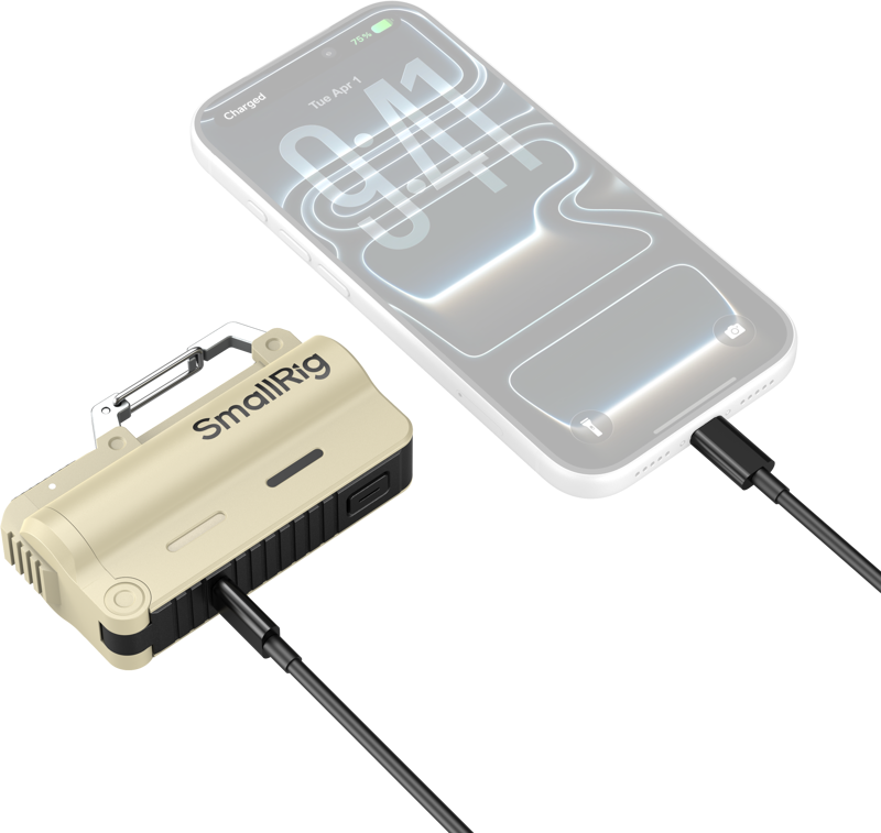 SMALLRIG 6088 5000mAh Battery and Charger Kit for 21700 Battery Brown