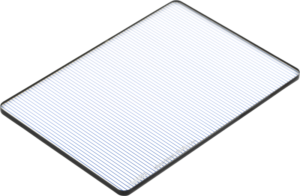 NISI Cine Filter Allure Streak Blue 2mm 4x5.65"