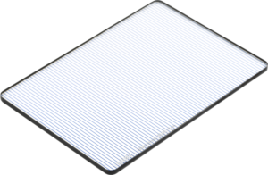 NISI Cine Filter Allure Streak Blue 2mm 6x6"