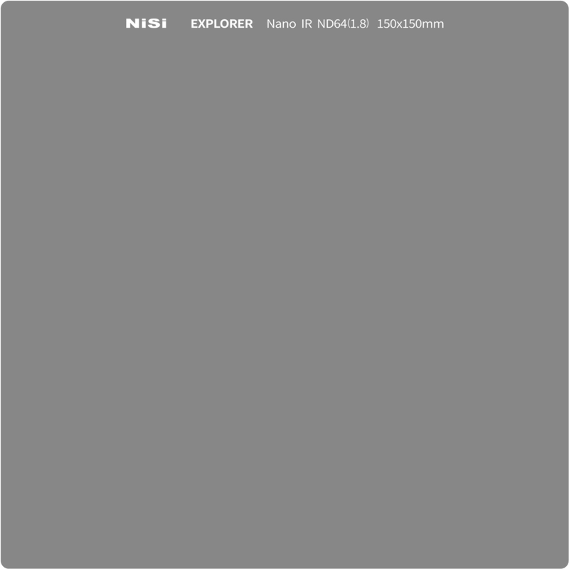 NISI Square Filter Explorer 150X150mm IRND 64 6Stops