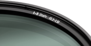 NISI Filter ND-Vario 1-5 Stops True Color 72mm