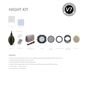 NISI Square Filter Night Kit 100mm System V7