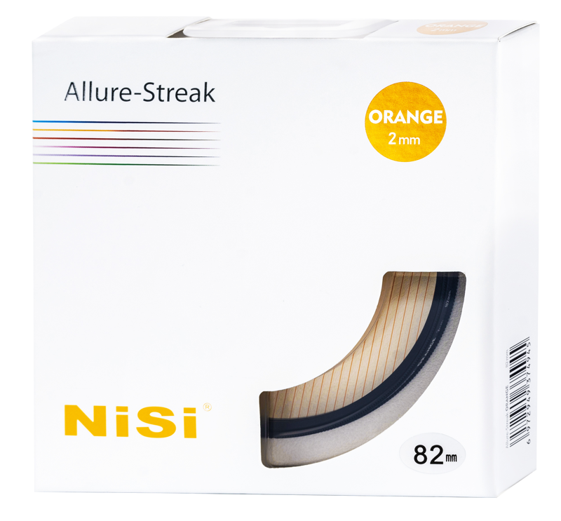 NISI Filter Allure Streak Orange 2mm 82mm