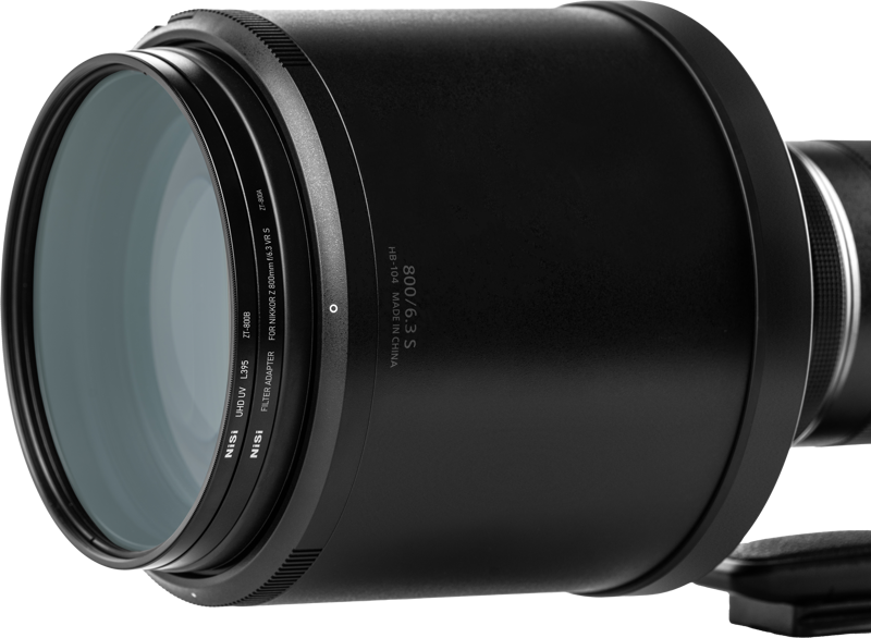 NISI Filter UHD UV L395 For Nikkor Z 800mm F6.3 VR S