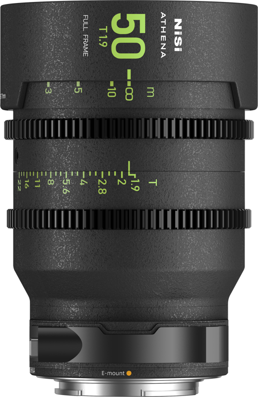 NISI Cine Lens Athena Prime 50mm T1.9 E-Mount
