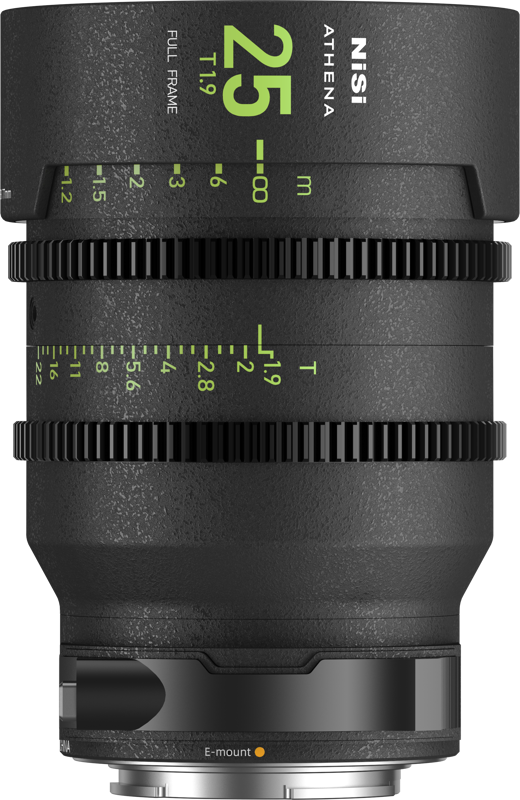 NISI Cine Lens Athena Prime 25mm T1.9 RF-Mount