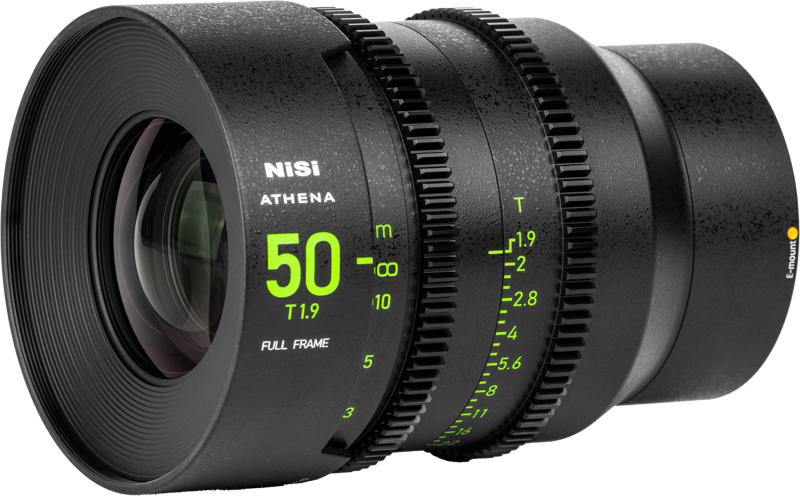 NISI Cine Lens Athena Prime 50mm T1.9 E-Mount (Without Drop-in Filter)