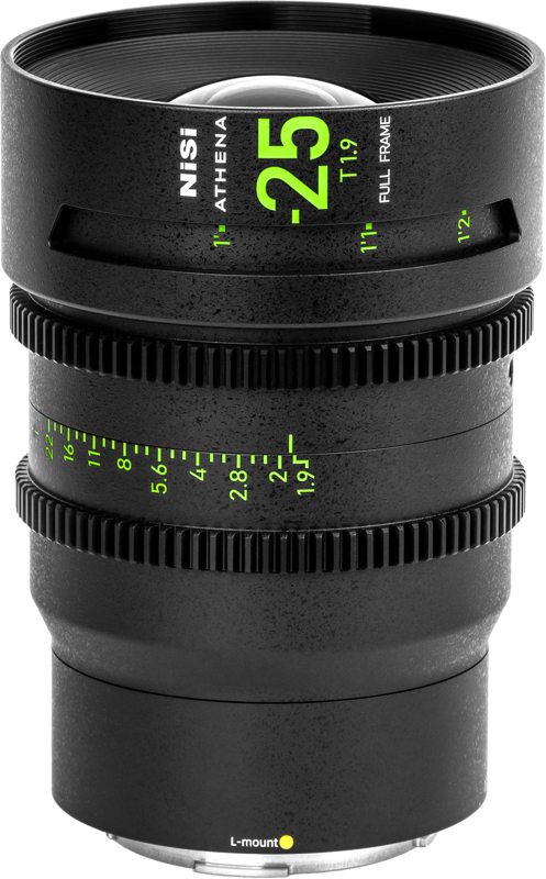 NISI Cine Lens Athena Prime 25mm T1.9 L-Mount