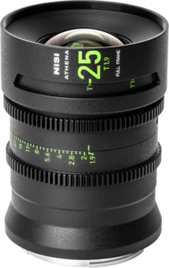 NISI Cine Lens Athena Prime 25mm T1.9 Fuji G-Mount