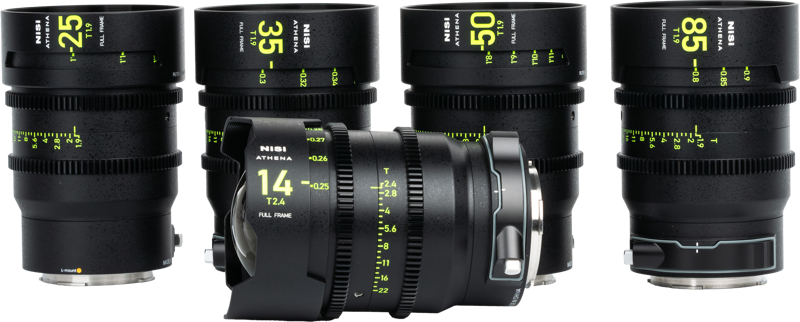 NISI Cine Lens Set Athena Prime L-Mount