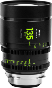 NISI Cine Lens Athena Prime 135mm T2.2 E-Mount (Without Drop-in Filter)