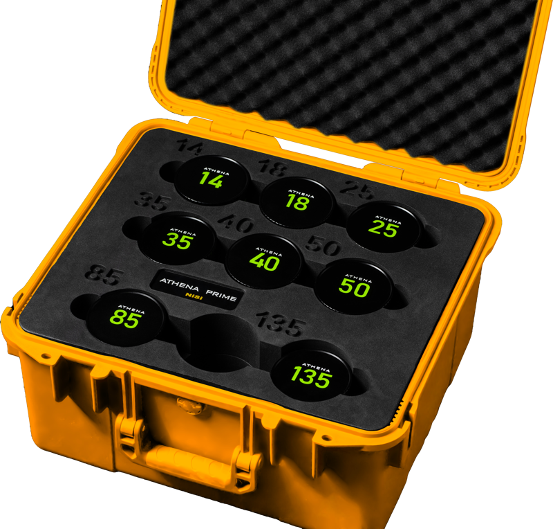 NISI Cine Hard Shell Case For 9pcs Athena Lenses