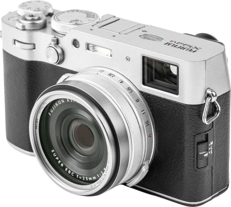 NISI JetMag Pro Lens Hood, Uv Filter & Cap for Fuji X100 Series Silver