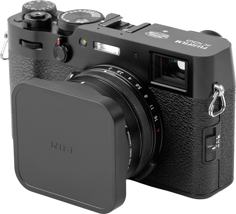 NISI JetMag Pro Lens Hood, Uv Filter & Cap for Fuji X100 Series Black