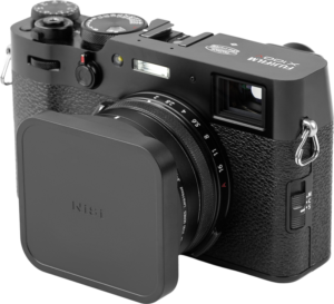 NISI JetMag Pro Lens Hood, Uv Filter & Cap for Fuji X100 Series Black