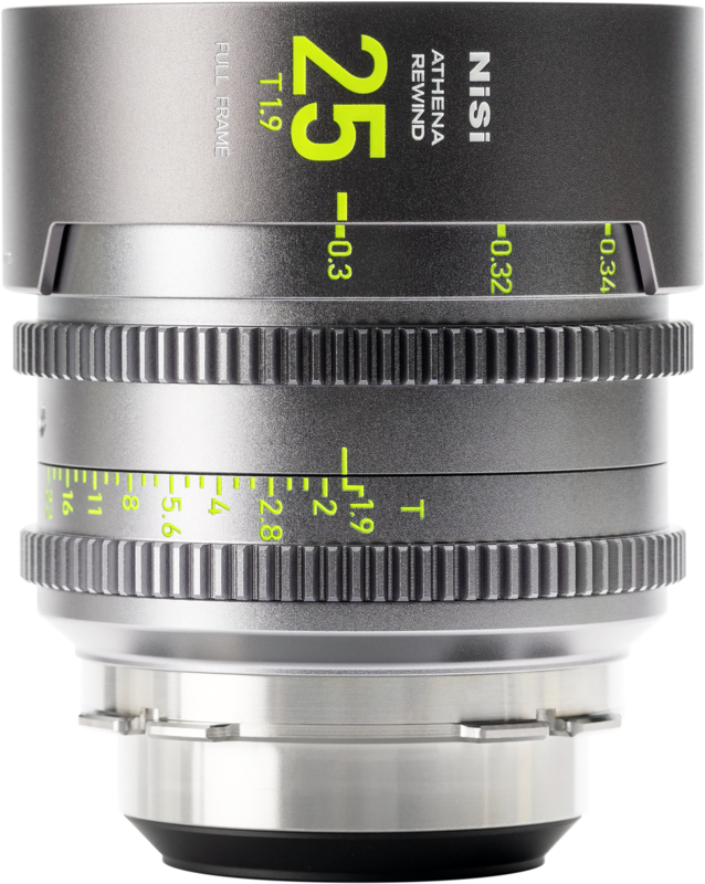 NISI Cine Lens Athena Prime Rewind 25mm T1.9 PL-Mount