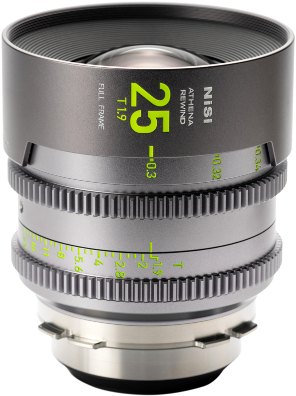 NISI Cine Lens Athena Prime Rewind 25mm T1.9 PL-Mount