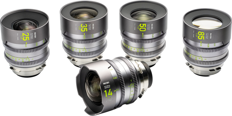 NISI Cine Lens Set Athena Prime Rewind PL-Mount