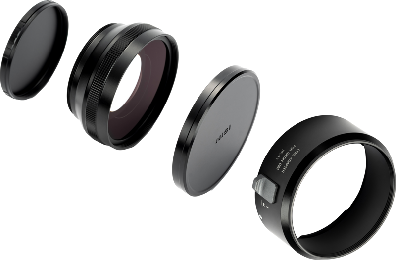 NISI Wide Conversion Lens Kit for Ricoh GR III (Adapter + 0.78x Lens)