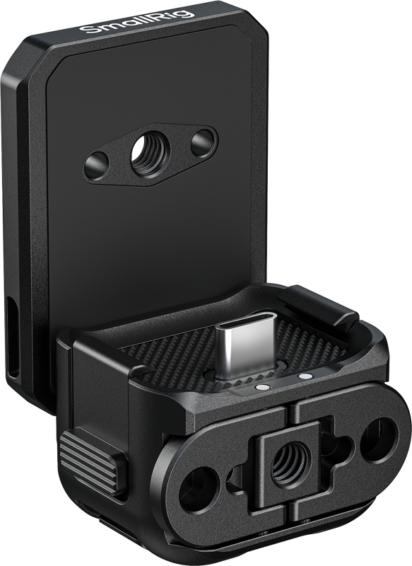 SMALLRIG 6359 Attachable Quick Release Backplate Mount Support with USB-C Port for DJI Osmo Pocket 4