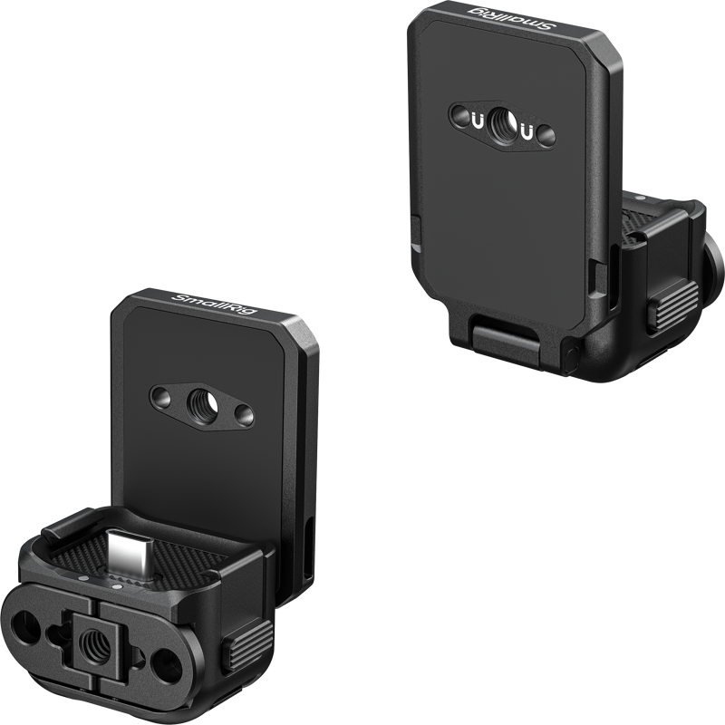 SMALLRIG 6359 Attachable Quick Release Backplate Mount Support with USB-C Port for DJI Osmo Pocket 4