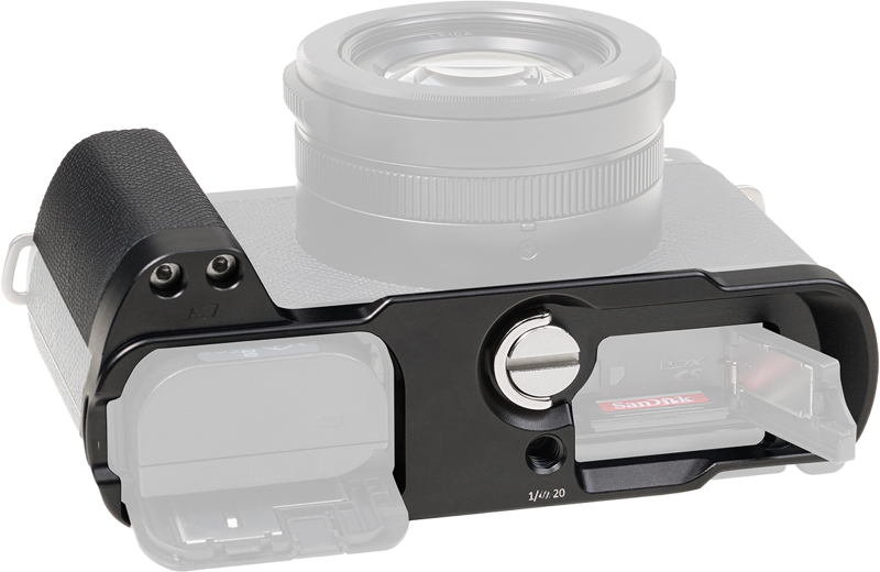 SMALLRIG 5700 L-Shaped Mount Plate Handle for Panasonic LUMIX L10 Black