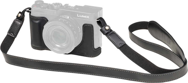 SMALLRIG 6274 Leather Half Case Kit for Panasonic LUMIX L10 Black