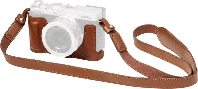 SMALLRIG 6275 Leather Half Case Kit for Panasonic LUMIX L10 Brown