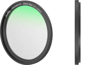 SMALLRIG 4217 MagEase Magnetic 1/4 Effect Black Mist Filter Kit (52mm)